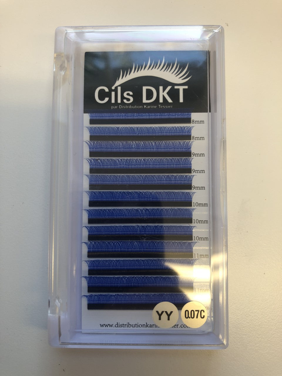 DKT Lashes YY 0.07 Mauve Mix 8-12mm