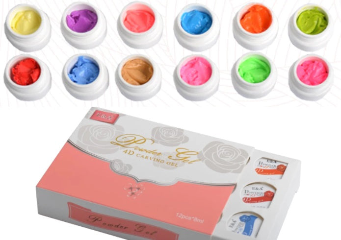 E&amp;A UV Gel 4D Plasticine Pink C24 8ml