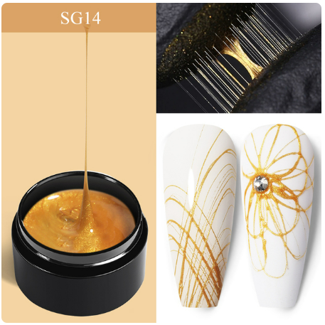 Born Pretty Spider UV Gel Gold 5g