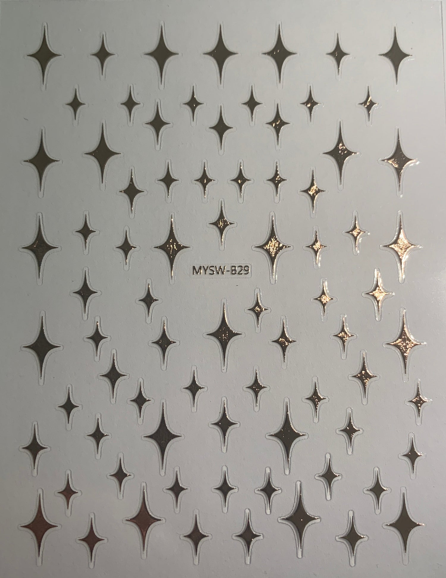 Collant 5D Étoiles de Noël Rose Gold