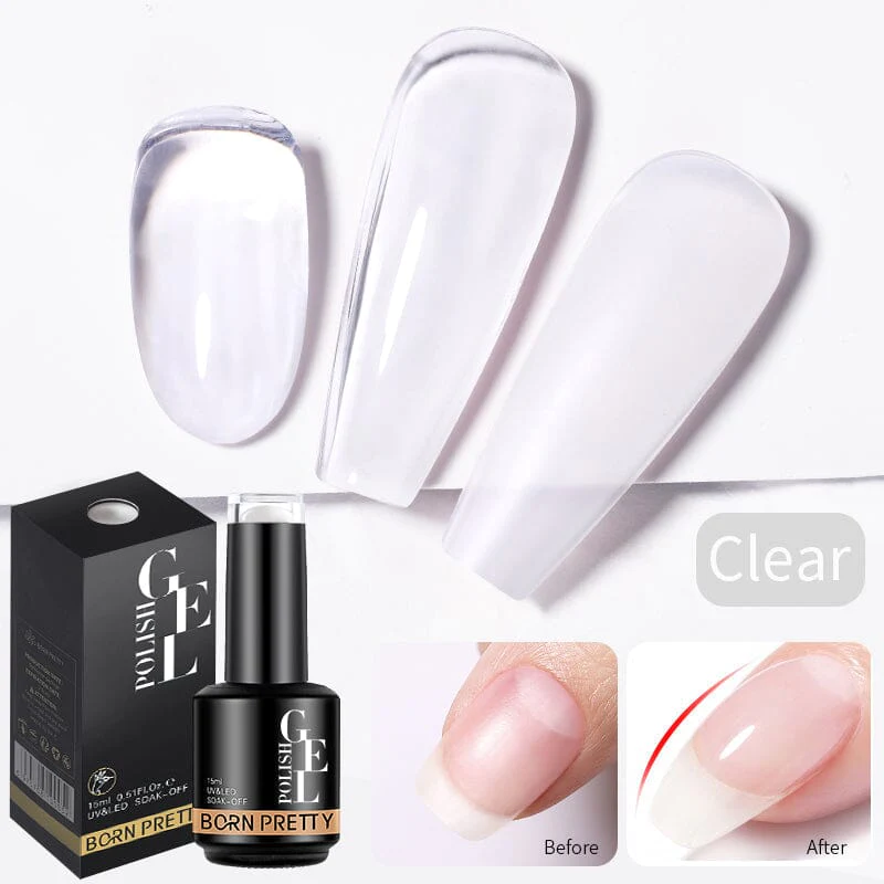 Born Pretty Rubber Base Gel UV Claire 15ml 