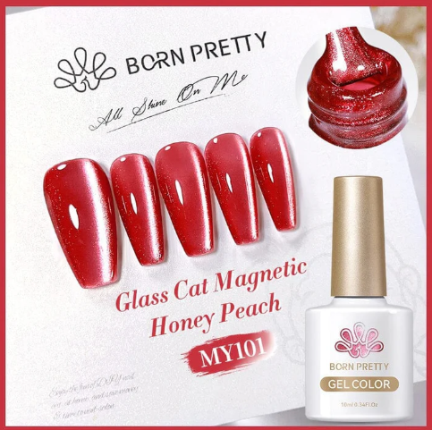 Vernis UV Honey Peach Cat Eye Magn. 10ml 