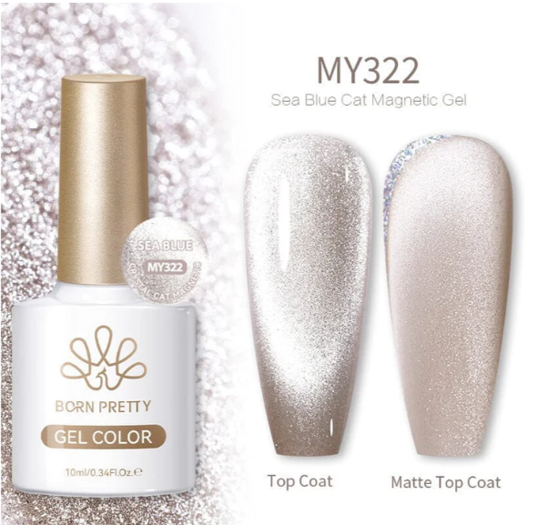 Born Pretty UV Nail Polish Waterlight Cat Eye Magn. 10ml 