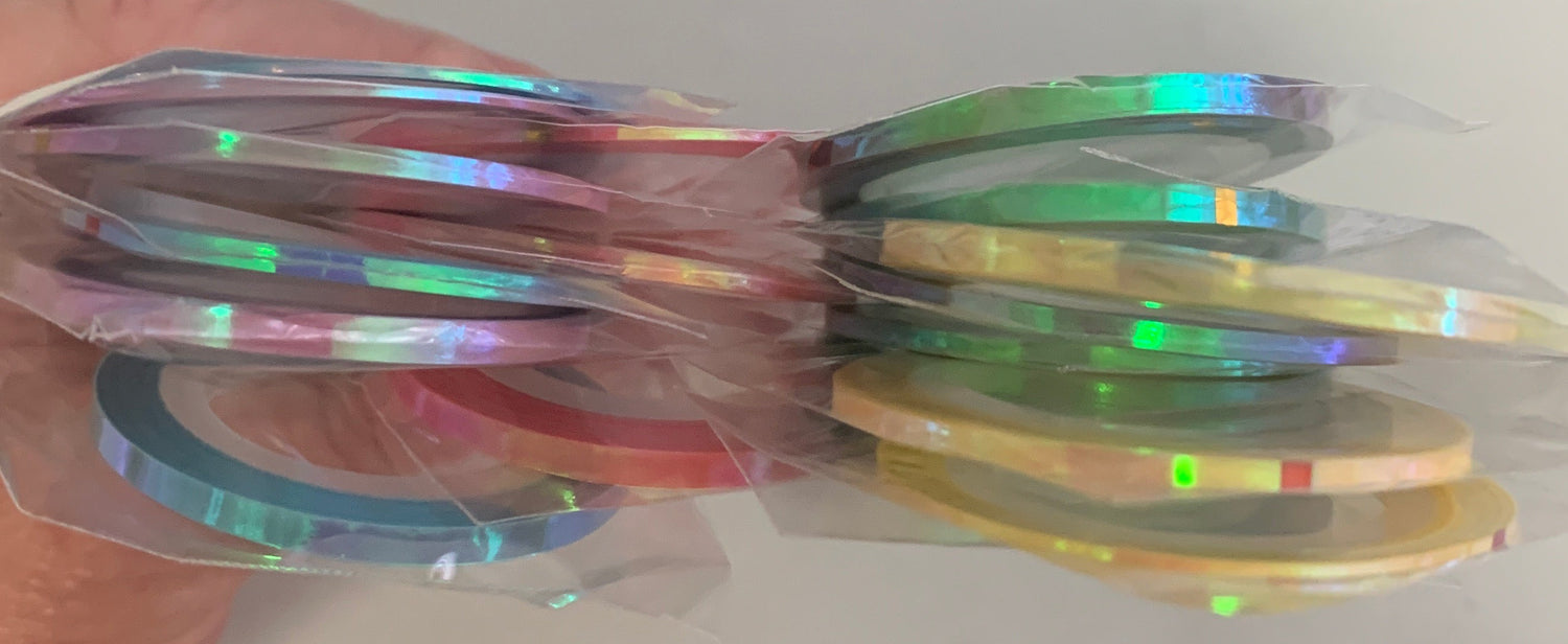 Rubans Décoratifs Holographique 3 Formats