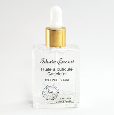 Solution Beauté Huile à Cuticule - Coconut Sucré 0.5oz