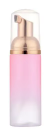 Empty White Shampoo Bottle with Gold Cap 60ml