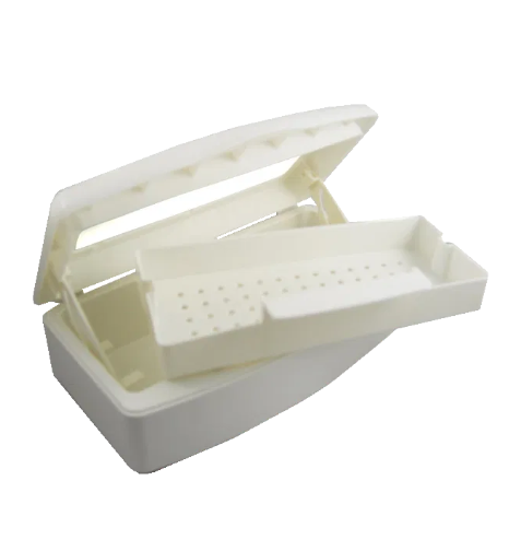 Bac de Stérilisation en Plastique Blanc