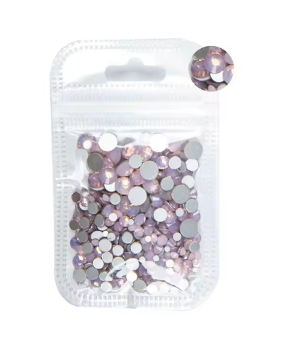 Cristaux Sac Opalites Mélangées Rose