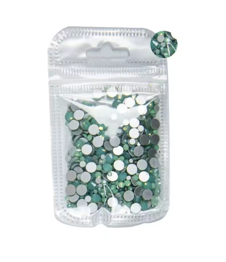 Cristaux Sac Opalites Mélangées Vert