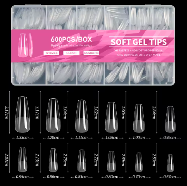Prothèse en Gel Pleine Coffin Boite (600)