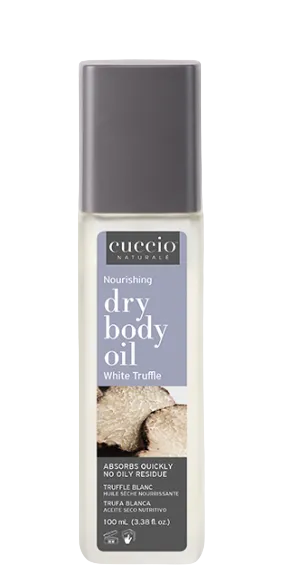 Cuccio Huile Sèche Nourrissante - Truffle Blanche, Moringa et Patchouli 100ml