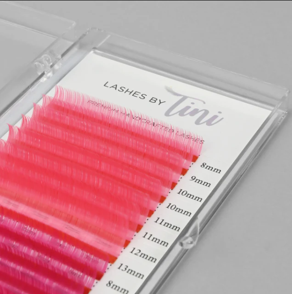 Tini Cils CC 0.07 Rose - Magenta Mix 8-13mm