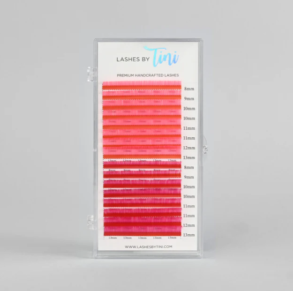 Tini Cils CC 0.07 Rose - Magenta Mix 8-13mm
