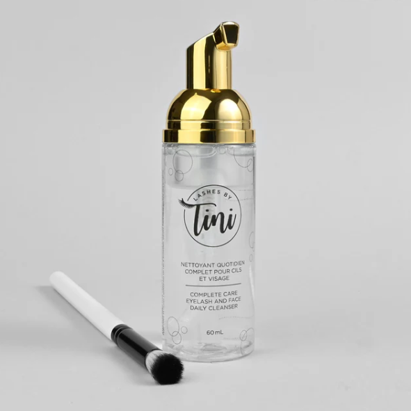 Tini Complete Daily Cleanser for Eyelashes and Face (1, 5 or 10) with Brushes