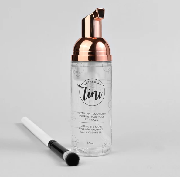 Tini Complete Daily Cleanser for Eyelashes and Face (1, 5 or 10) with Brushes