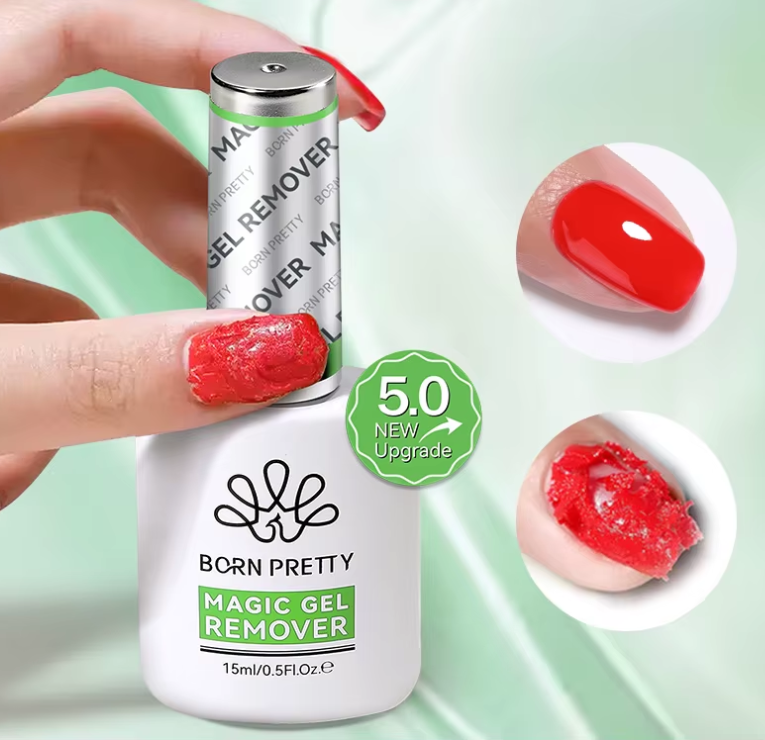 Born Pretty Magic Remover Melt-in Gel - 15ml Nail Polish Remover