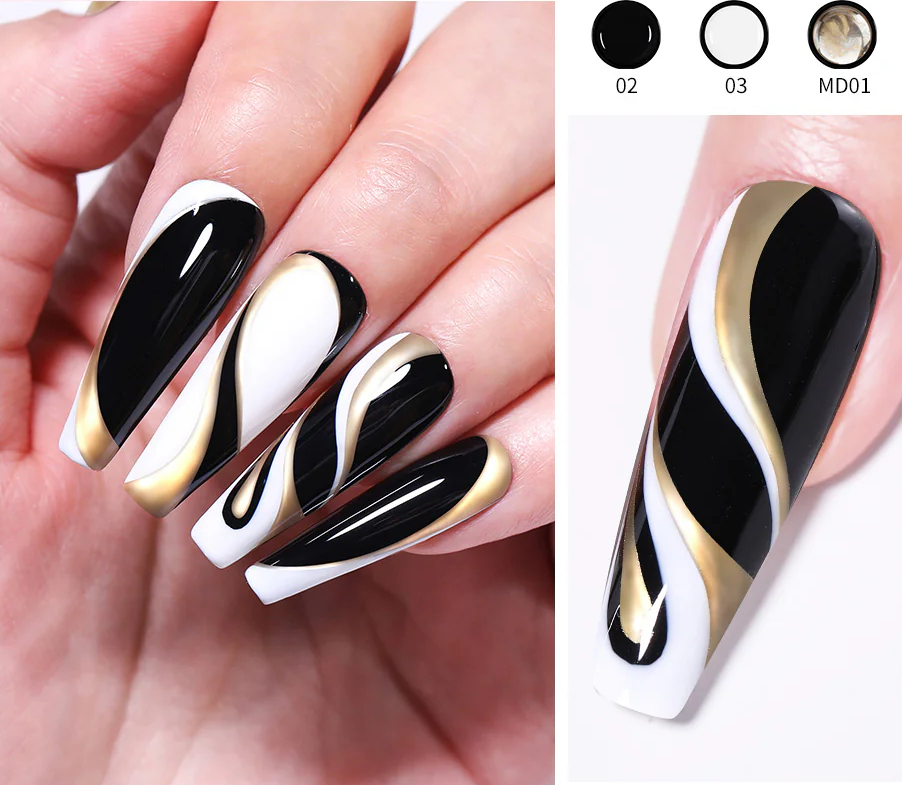 Born Pretty Gel Paint Black 5g