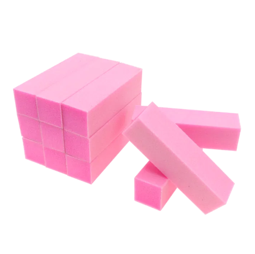 Ongles d'Or Bloc Sableur 4 faces Rose 100/180 (12)