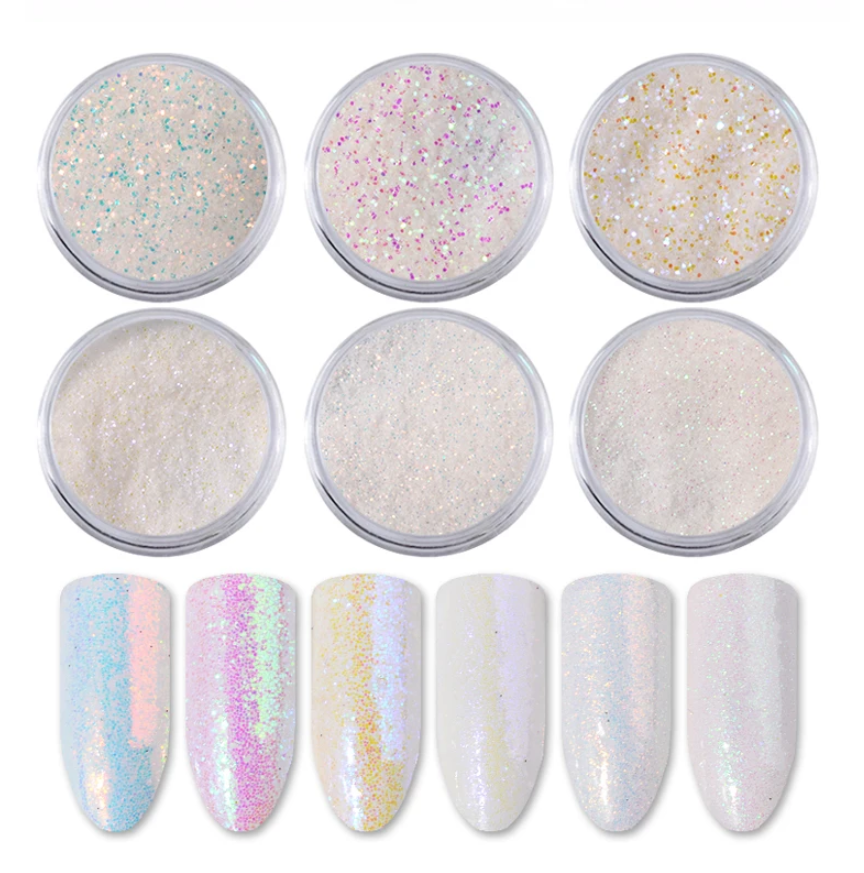Poudre Effet Sucre Pots Blanc Mermaid 6 Teintes