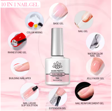 Born Pretty 10 en 1 Gel UV Colle 10ml (remplace le 8 en 1)