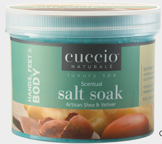 Cuccio Pomegranate and Fig Soaking Salt 29oz