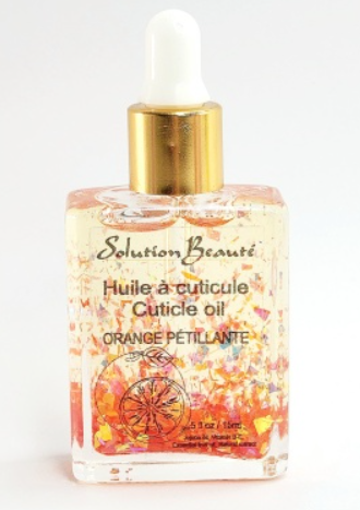 Solution B. Huile à Cuticule - Orange Pétillante 0.5oz