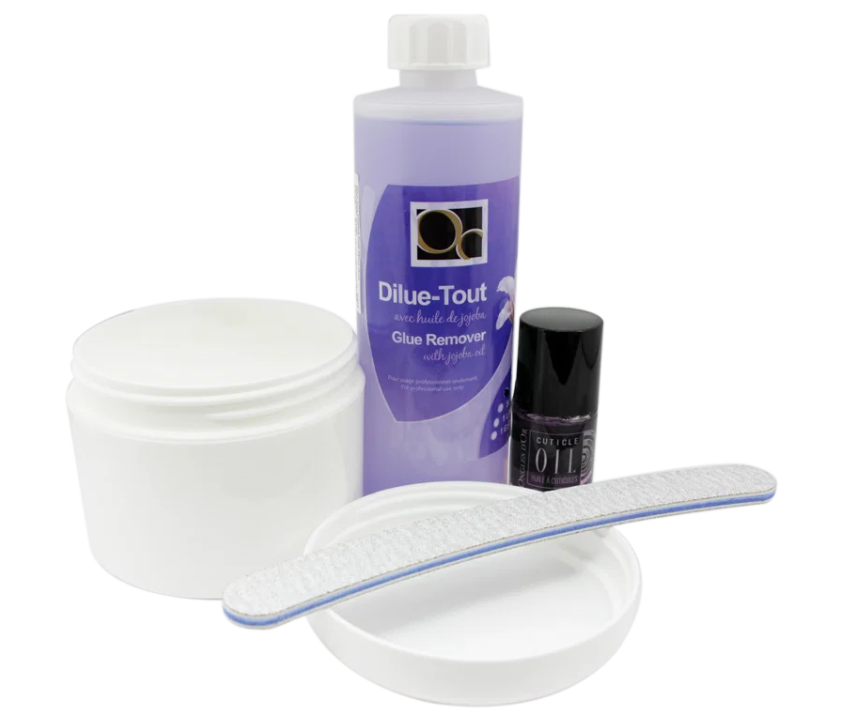 Ongles d'Or Kit Fonte avec Éponge 5 Trous