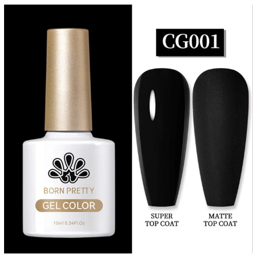 Born P. Vernis UV Noir 10ml CG001