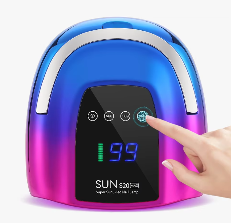 48w Cordless Rechargeable UV/LED Lamp Pink and Purple
