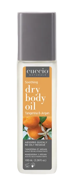 Cuccio Huile Sèche Nourrissante - Tangerine et Argan 100ml