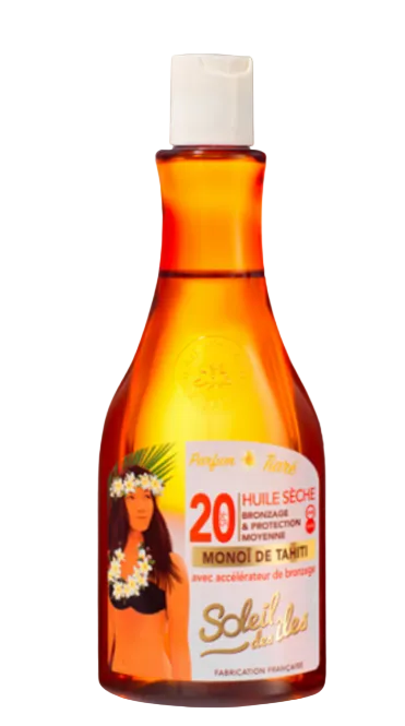 Soleil Des Iles Huile Sèche FPS 20  150ml