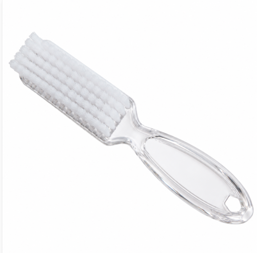 Brosse Nettoyante Pédicure transparente avec Manche