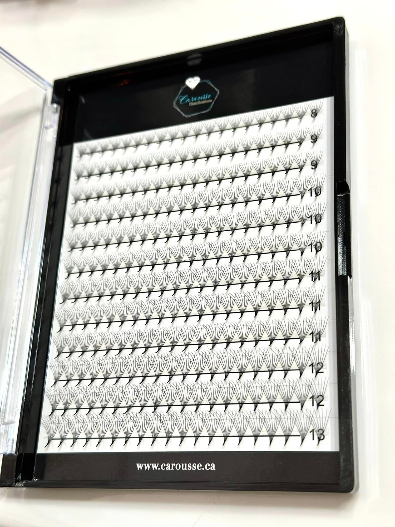 Carousse 8D PreMade Fans CC 0.05 Lashes