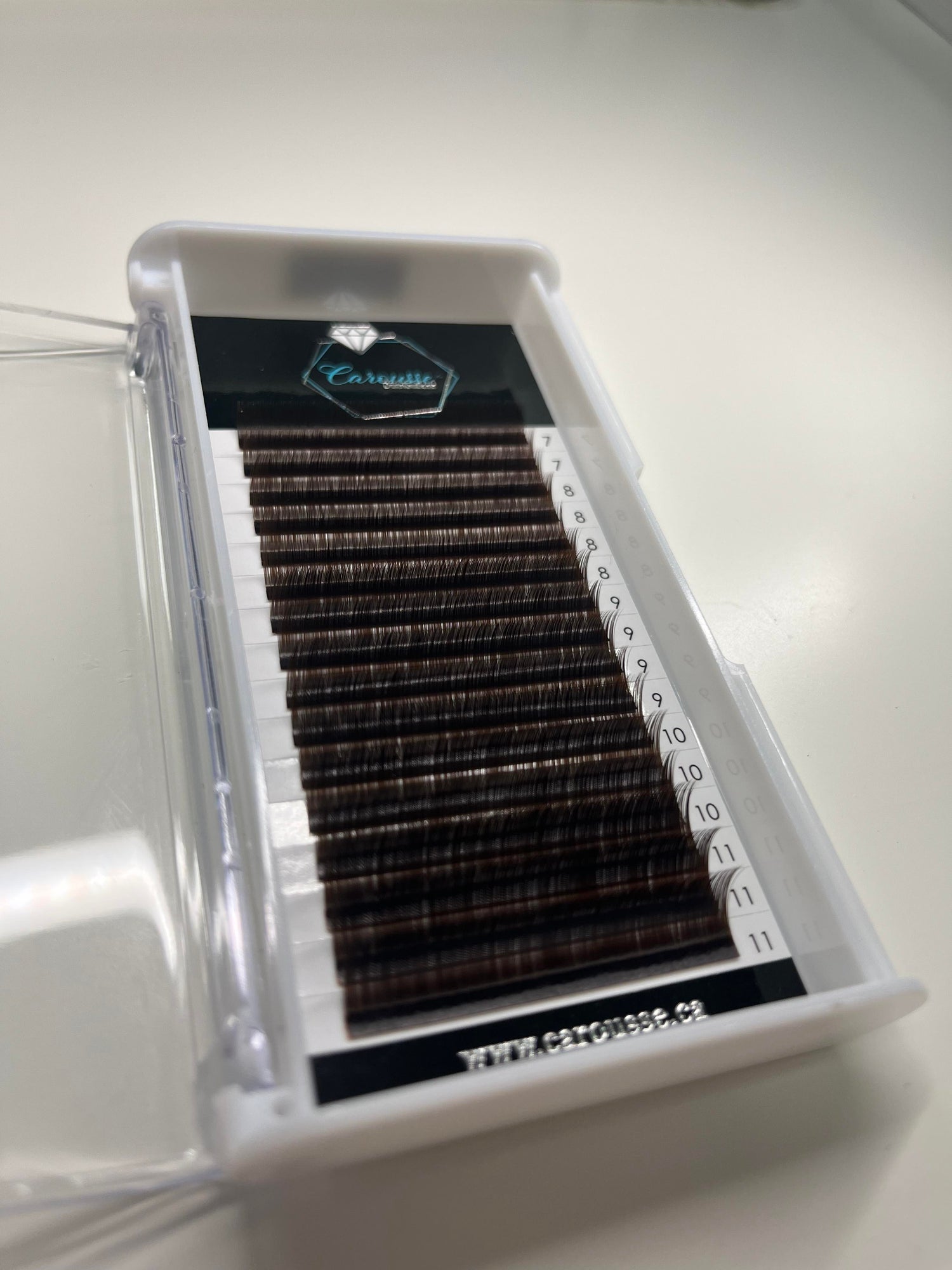 Carousse Eyelashes 0.07 Intense Black