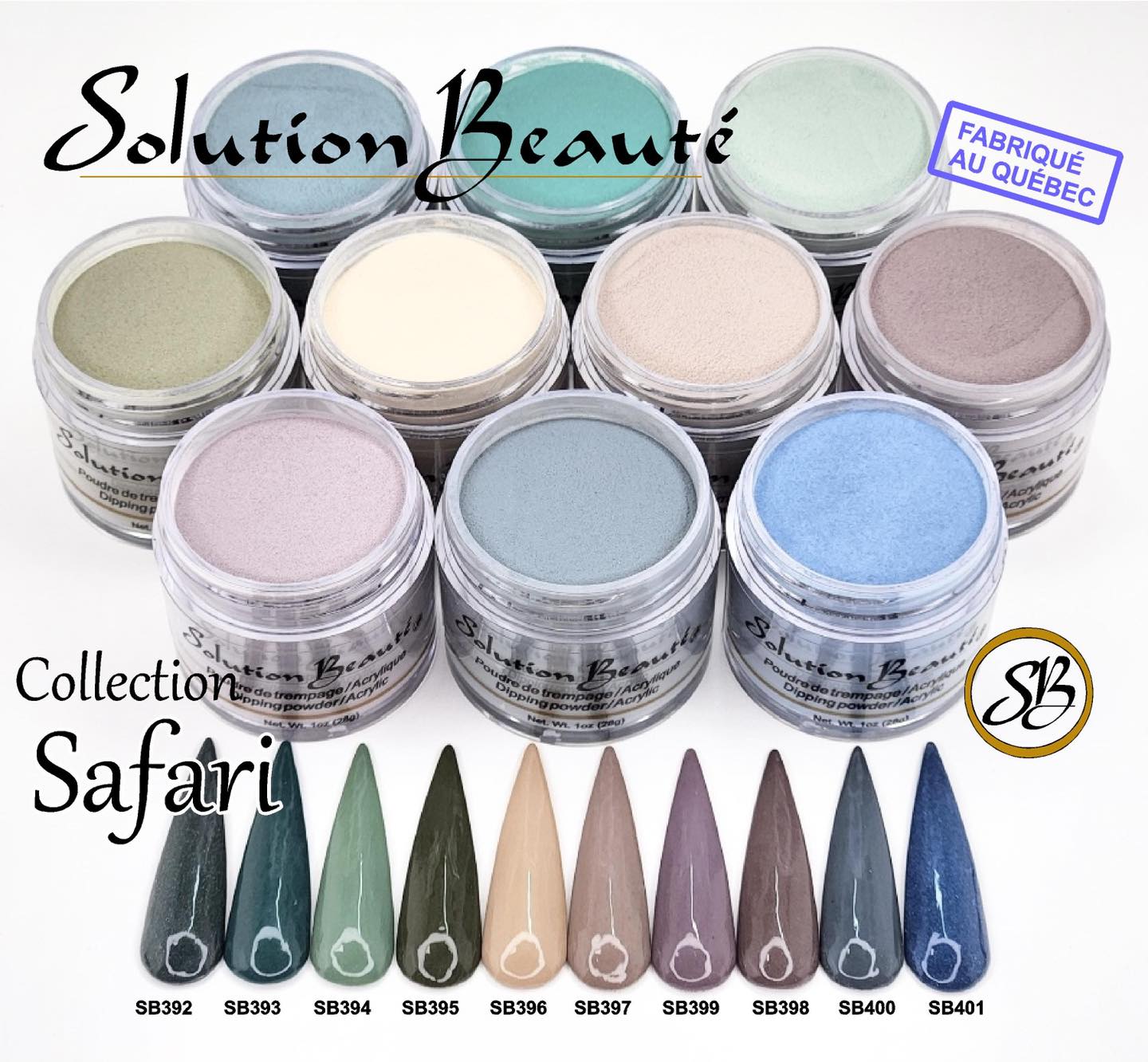 Mini Safari Powder Collection (10 x 0.25oz)