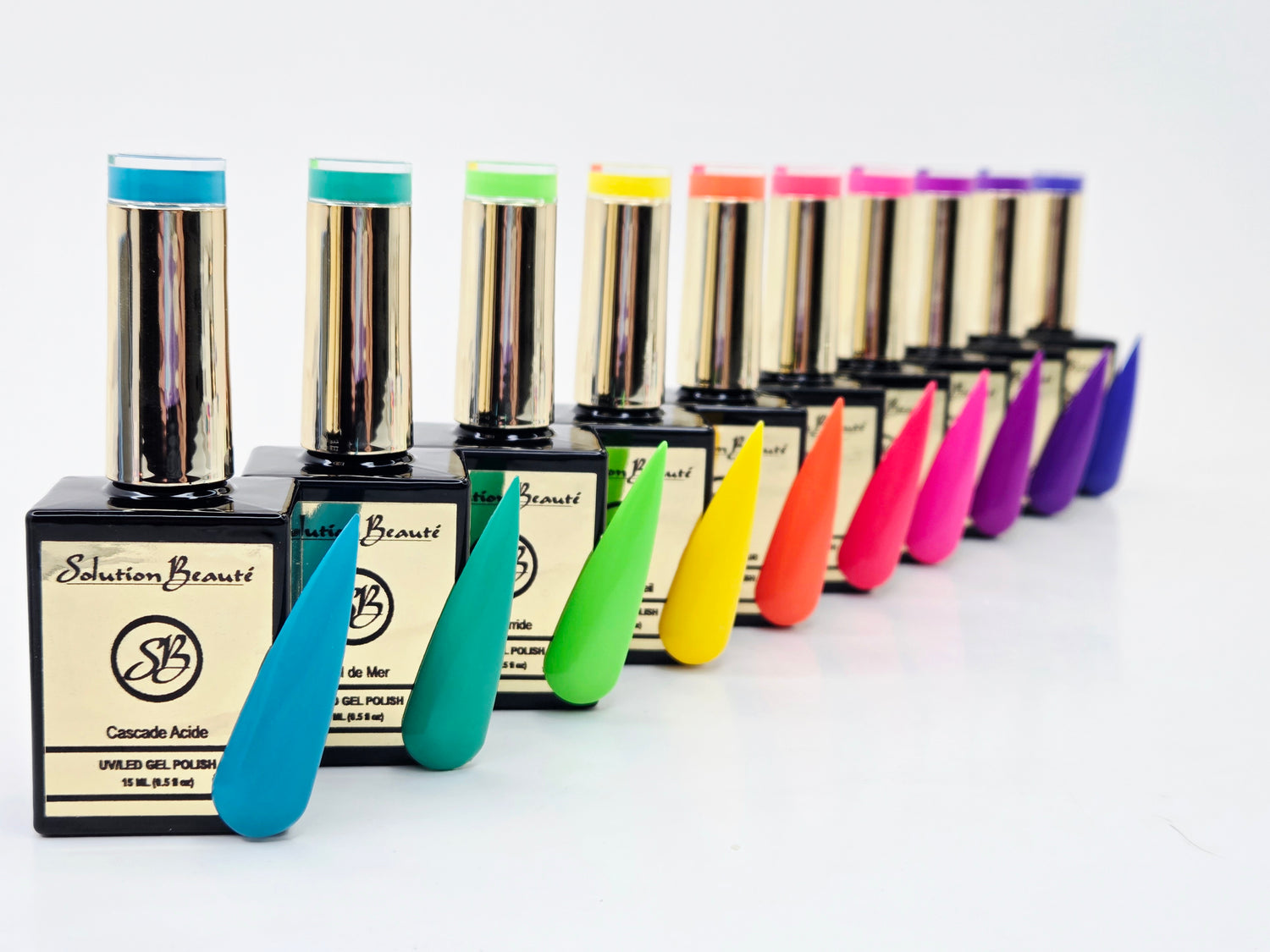 Solution B. Collection Vernis Gel Folie Fluo