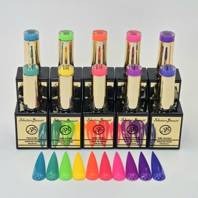 Solution B. Collection Vernis Gel Folie Fluo