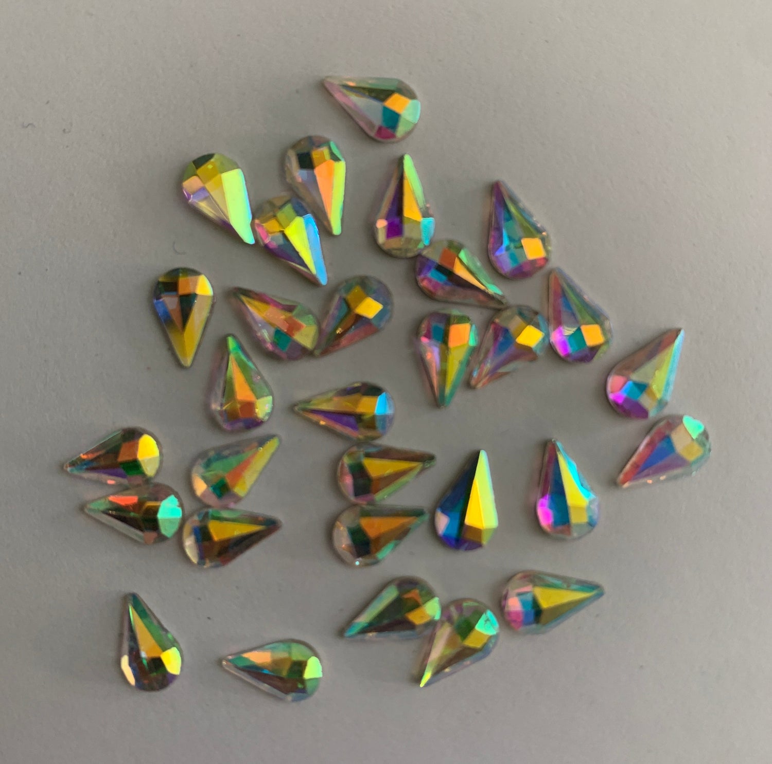 Cristaux AB en Goute d'Eau en Sac de 30