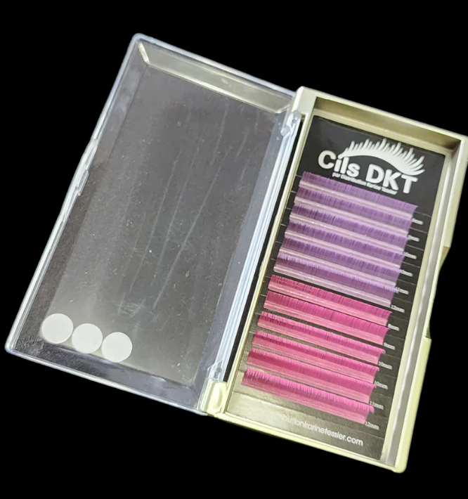 DKT Cils CC 0.07 Duo Violet Fushia Mix 8-12mm