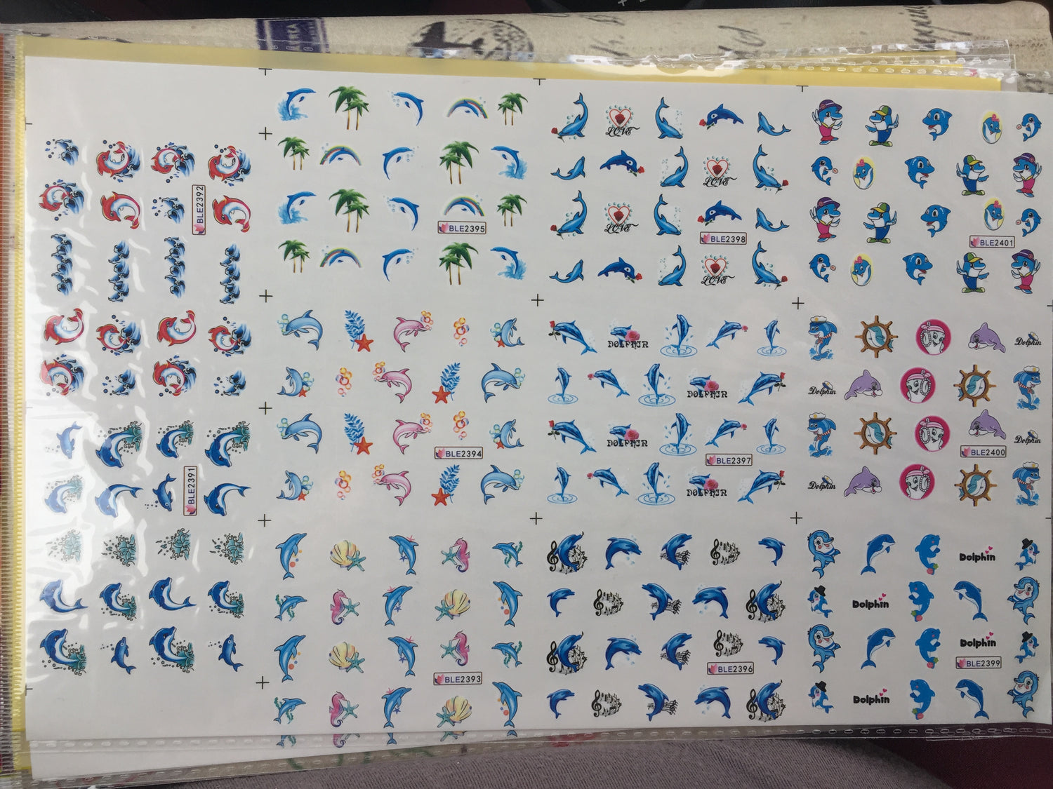 Water Decals Large de Dauphins