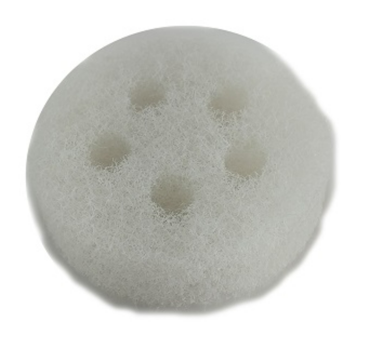 8oz Cast Iron Bain Marie Pot with 5 Hole Scrub Sponge