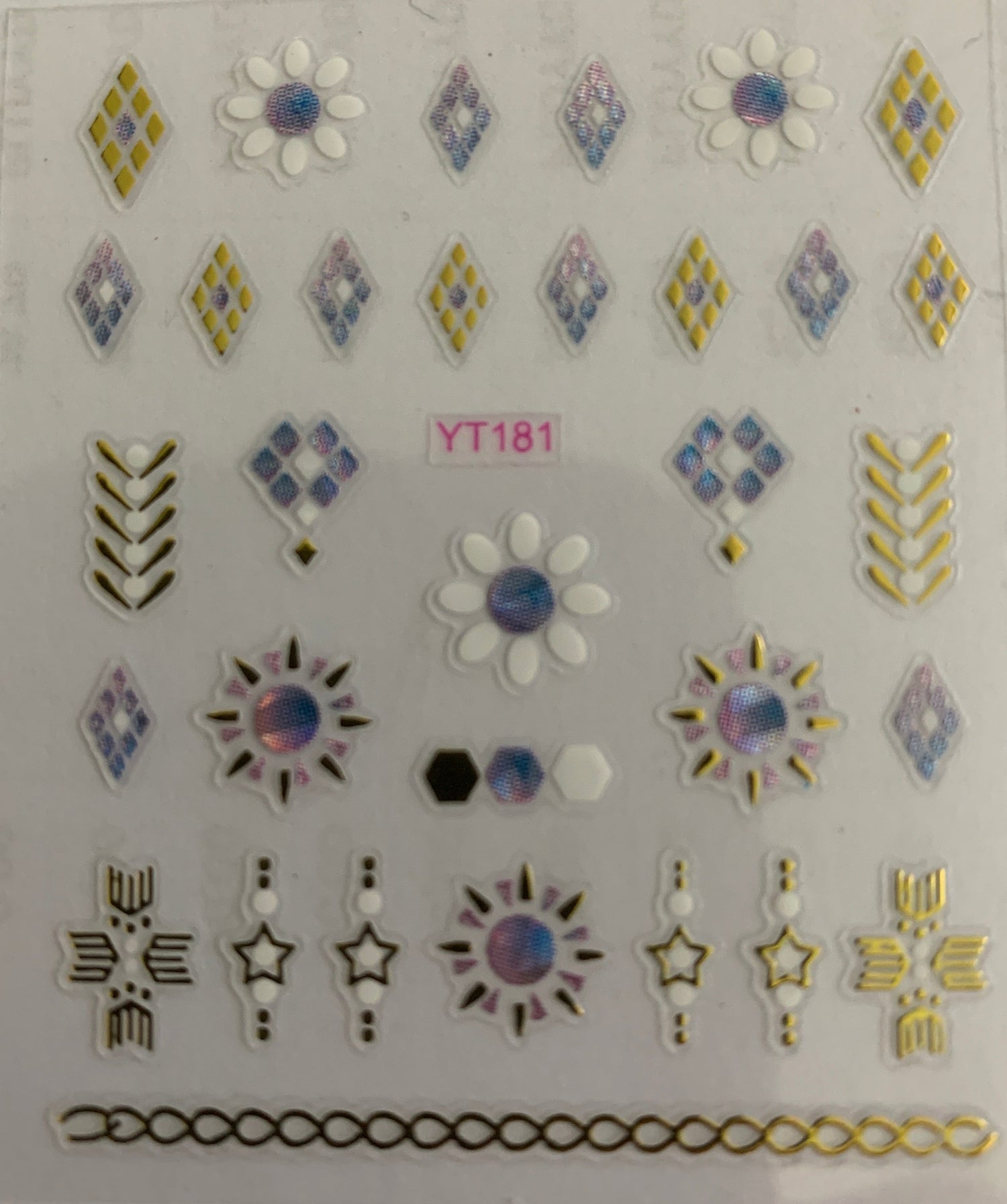 Collants 3D Or et Couleurs  YT181-YT210