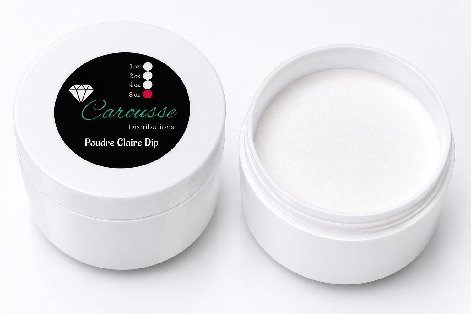 Carousse Fine Dip Powder Clear