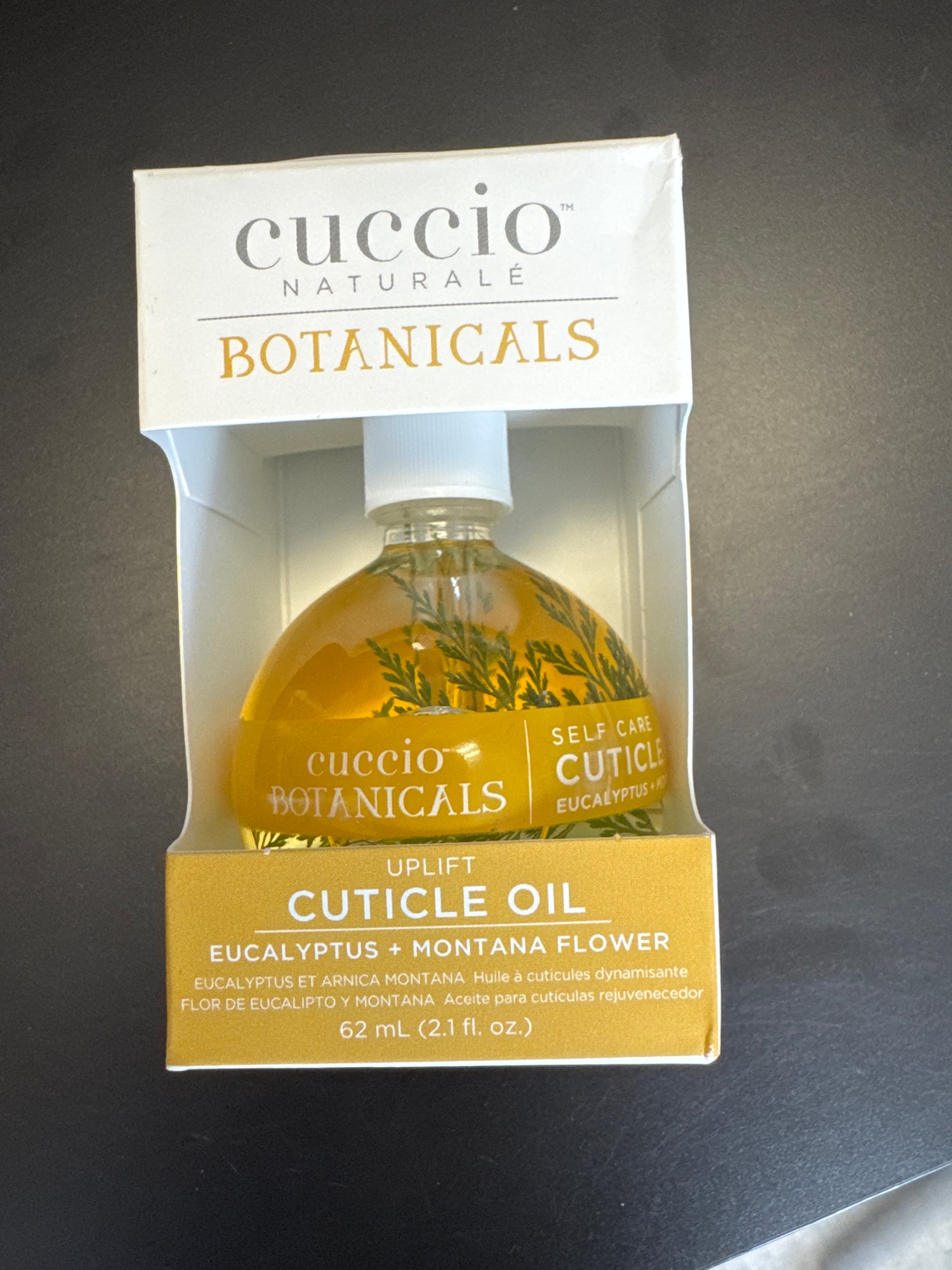 Cuccio Botanical Cuticle Oil Eucalypsus and Montana Flower 2.5oz