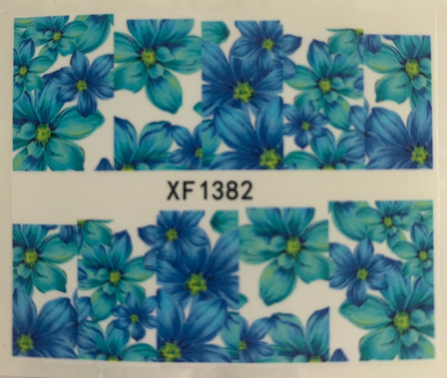 Water Decals Fleur Bleue