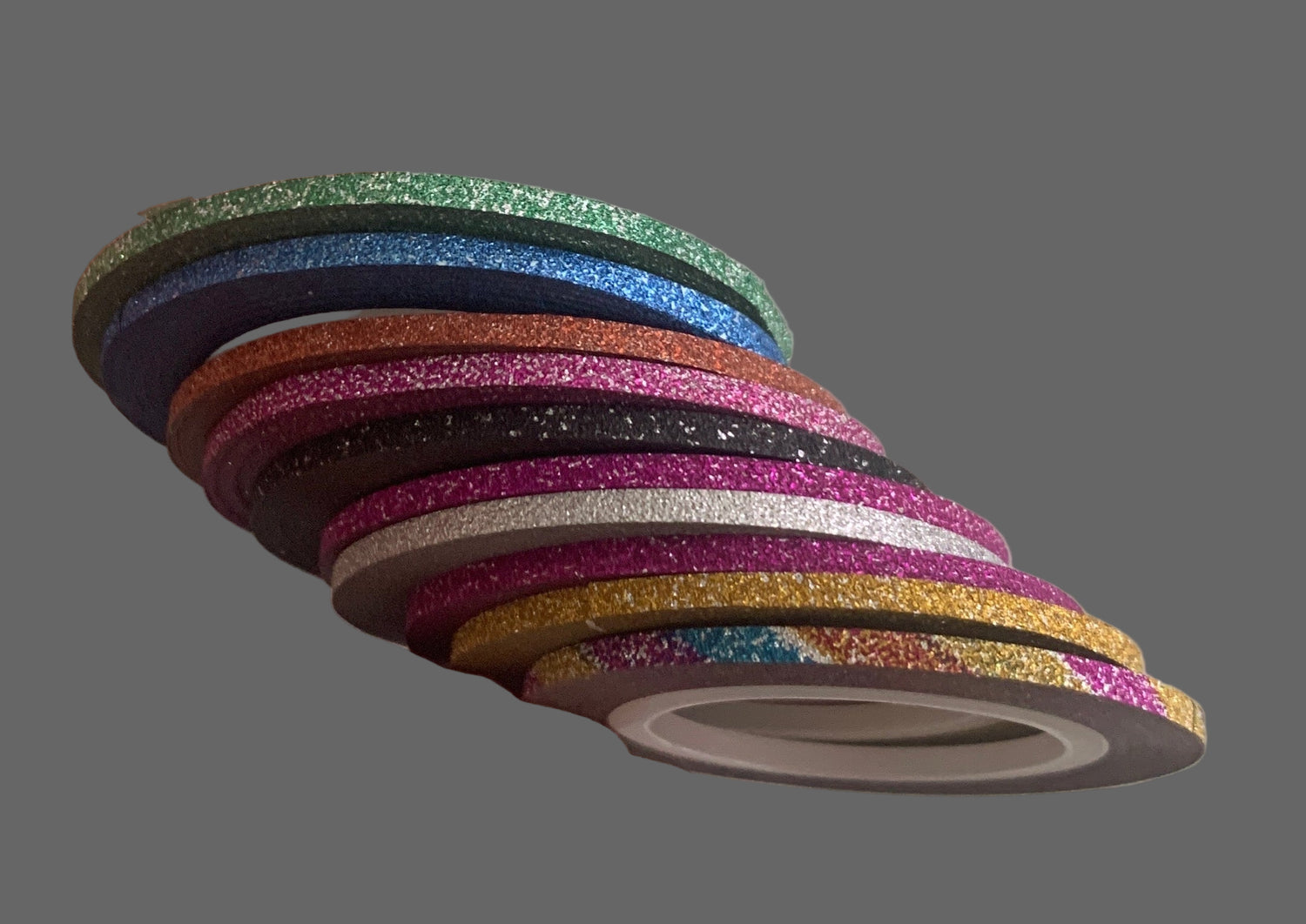 Rubans Décoratifs Givrés Médium 10 Couleurs