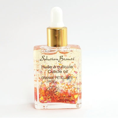 Solution Beauté Huile à Cuticule - Orange Pétillante 0.5oz