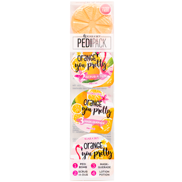 Kiara Sky Pedipack Orange You Pretty