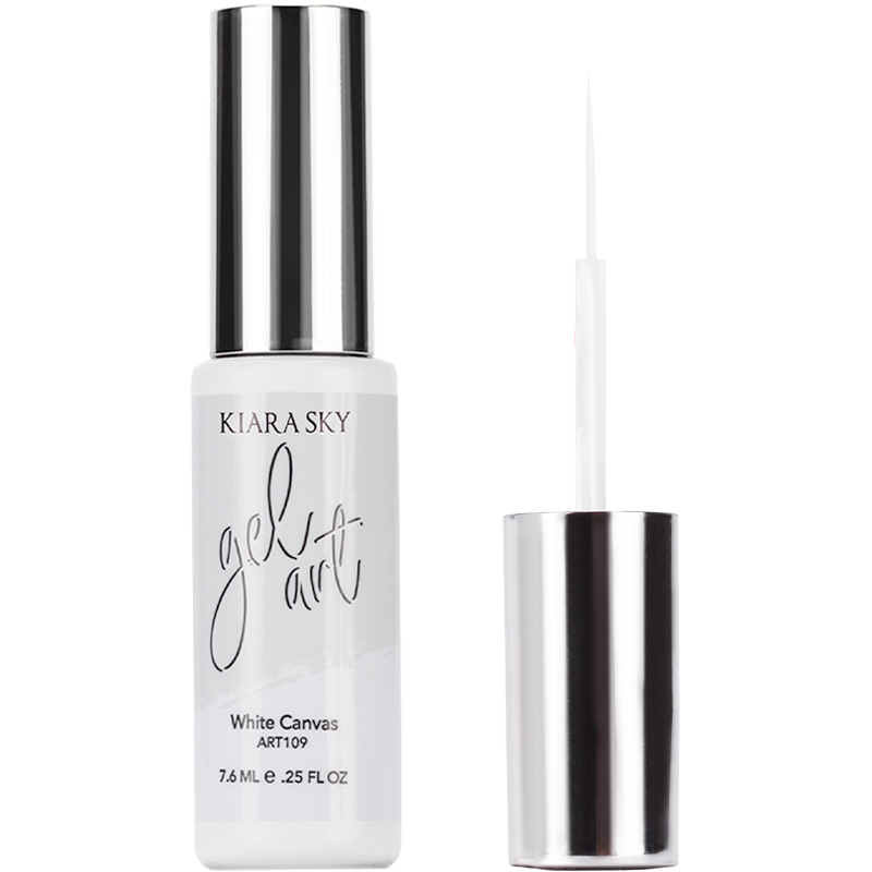 Kiara Sky Gel UV Art Liner White Canvas 109