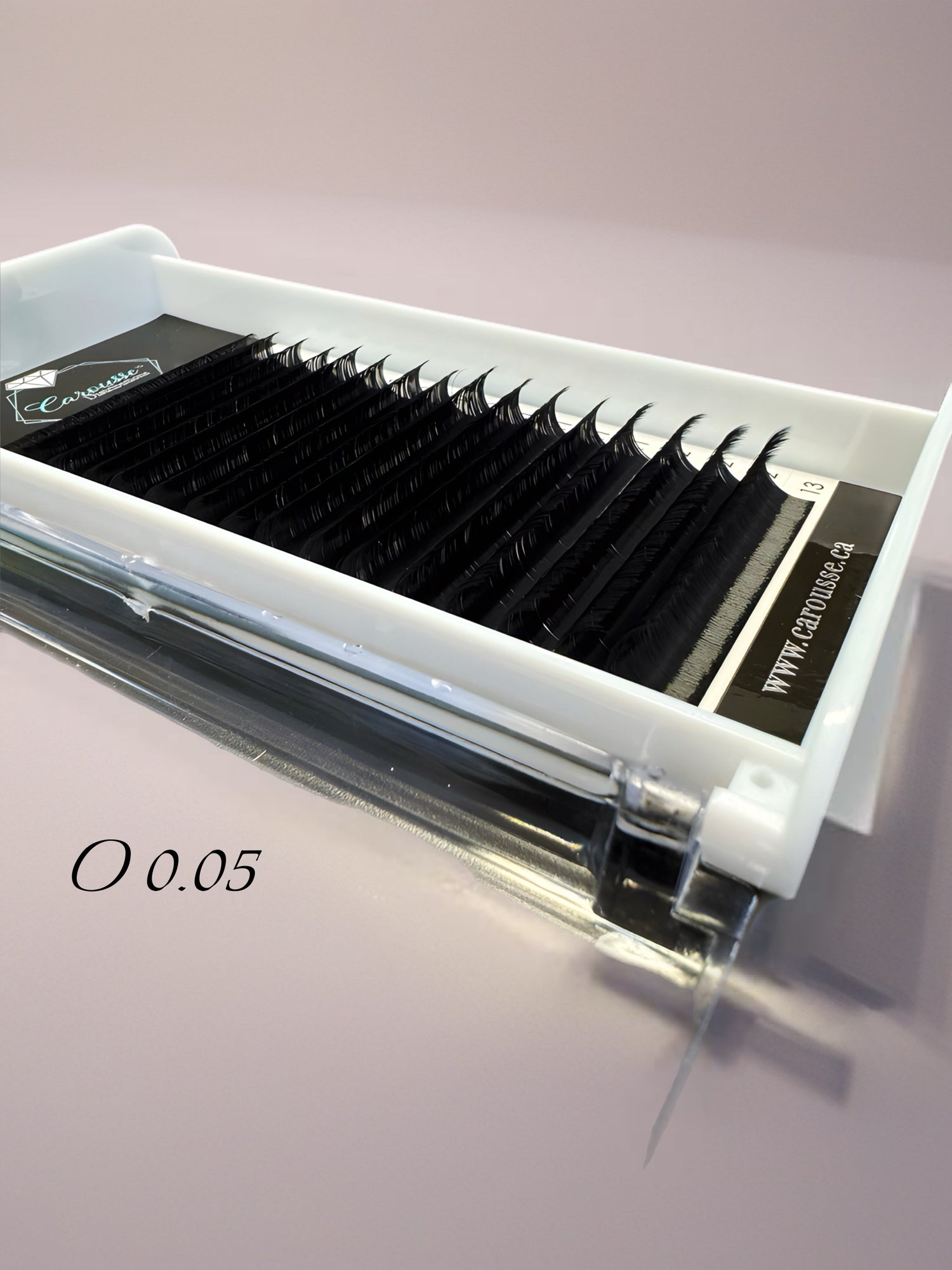 Carousse Eyelashes 0.05 Intense Black